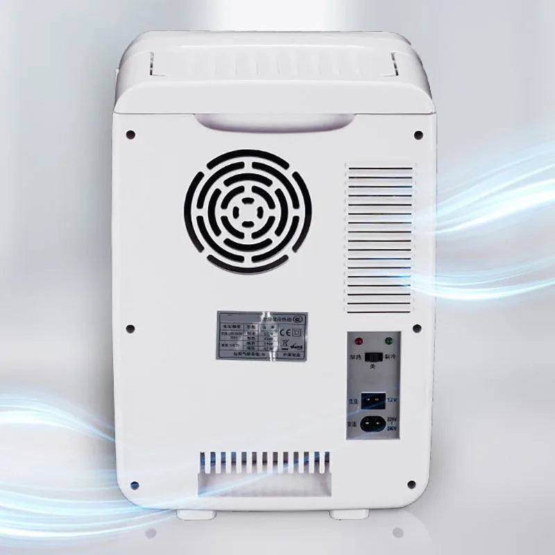 12L Portable Mini Refrigerator Student Dormitory Heating And Cooling Cosmetics Car Home Dual-Use Refrigeration And Preservation - Kimlud
