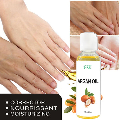 GZE Organic Moroccan Argan Oil Pure Cold Pressed Virgin Premium Grade Moisturizer for Dry, Damaged Skin, Hair, Face,...
