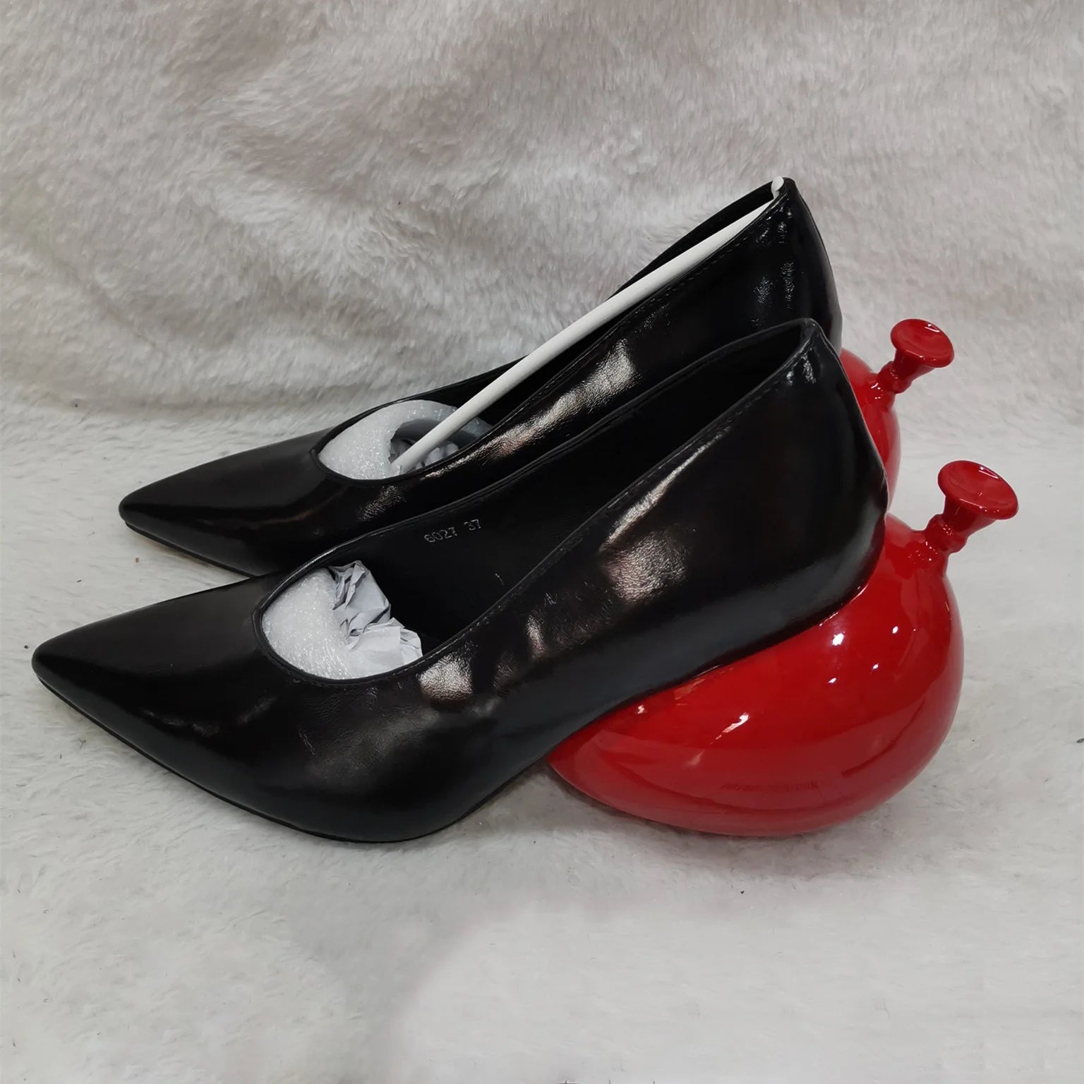 Balloon Strange Heel Pumps for Women Sexy Pointed Toe High Heel Shallow Sandals Summer Breathable Ladies Party Dress...