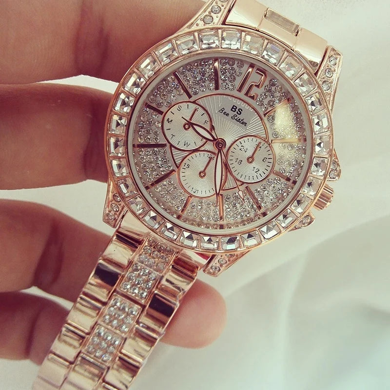 New Women Watch Quartz Diamond Luxury Watch Fashion Top Brand Wristwatch Fashion Watch Ladies Crystal Wristwatches |...