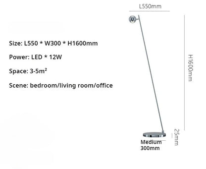 Hot Selling Wind Living Room Sofa Next To The Floor Light Modern Simple Sense Can Rotate The Hand Sensing Bedroom Floor Lamp - Kimlud