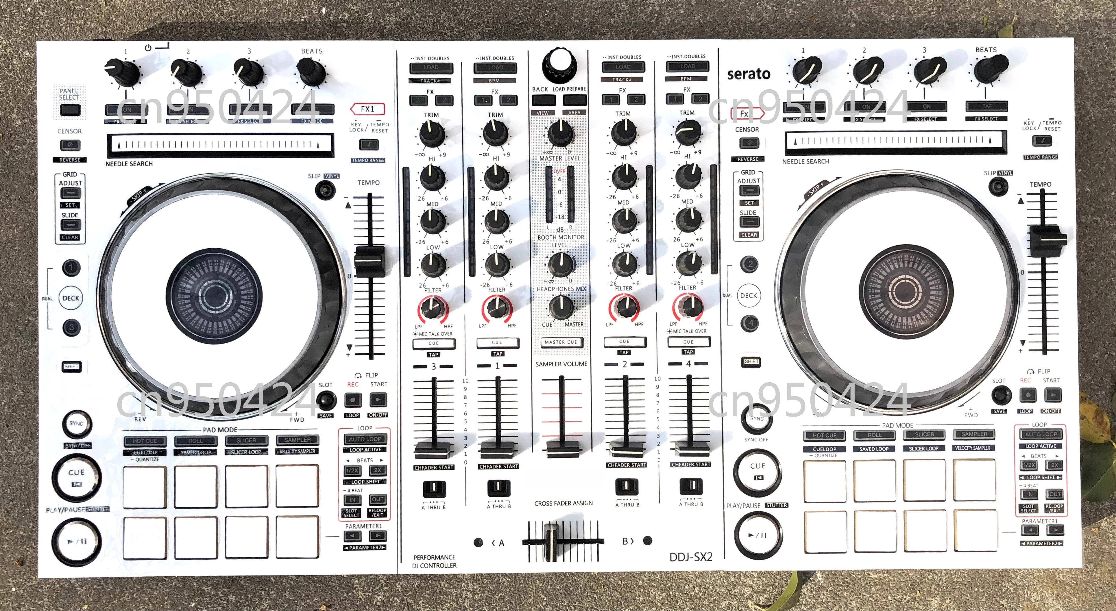 DDJ-SX2 film pearl white all-inclusive protective film sticker controller associated DDJRX skin spot - Kimlud