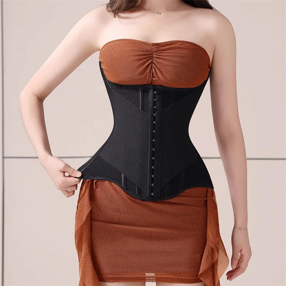 MiiOW U-shaped Waist Trainer Corset Women Buttoned Shapers Breast Lifted Waist Trainer Steel Bone Slimming Woman Body...