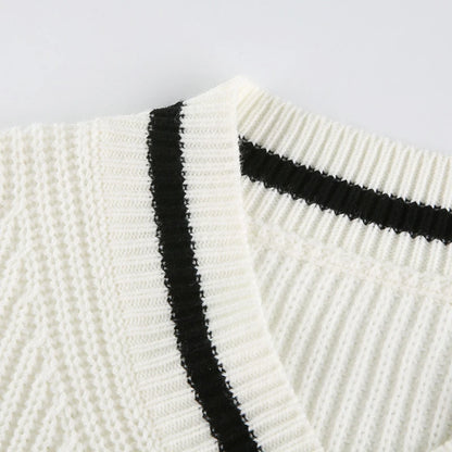 CHCH Women's Sweater New Splicing Design Versatile Knitted ladies Long Sleeve fashion Commuter female elegant Tops