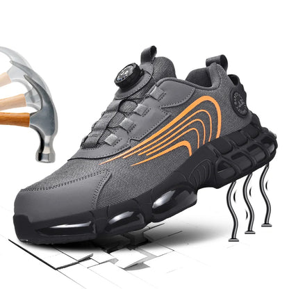 Men's Military Tactical Boots Army Boots Men Side Zipper Military Boots Men Anti-Slip Ankle Boots Work Safety Shoes Hiking Shoe