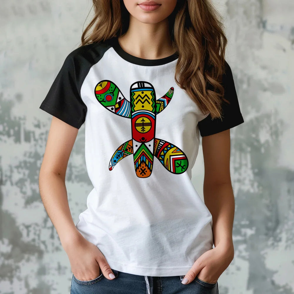 Amazigh t-shirts women Y2K t shirt female funny clothing