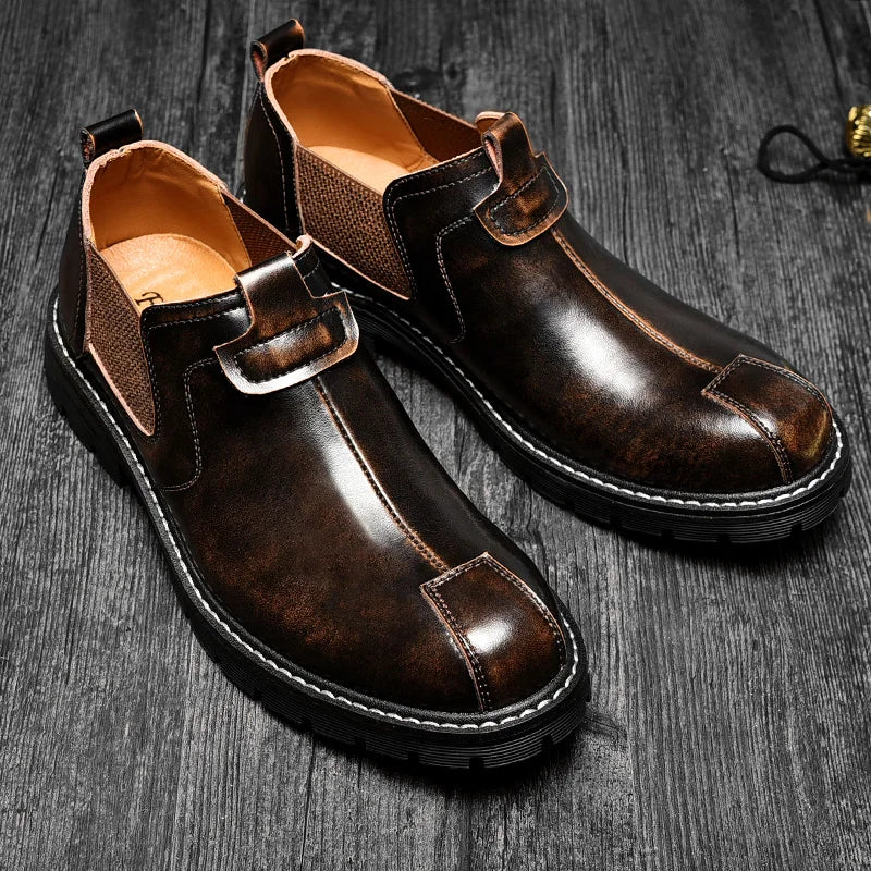 Luxury Brand Mens Casual Shoes New Fashion Business Formal Shoes High Quality Handmade Wear-Resistant Designer Men Oxford Shoes