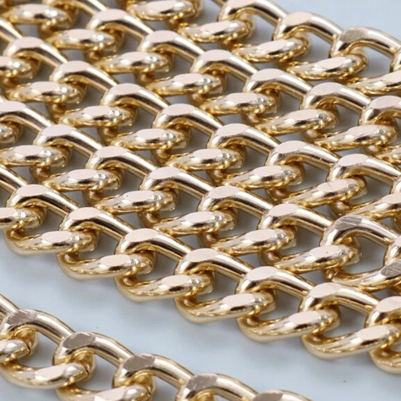 New Fashion Designer Metal Chain Belt For Women Golden Personality Hip Hop Style Tassel Belts  Goth Waistband Dress Accessory