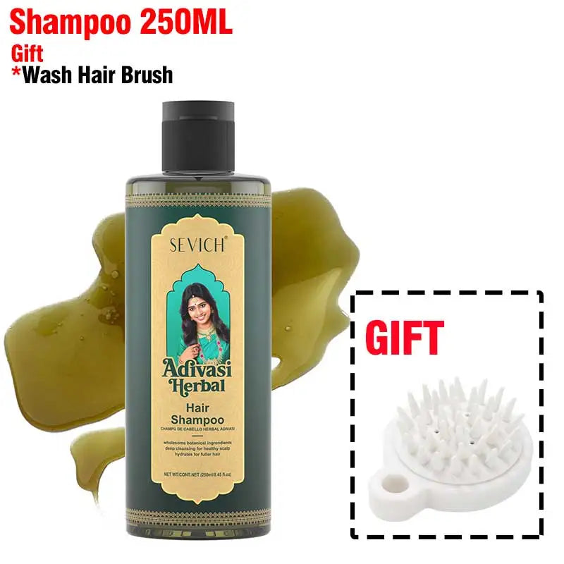 SEVICH Herbal Hair Growth Oil Set Ayurvedic Fast Hair Regrowth Thicken Serum India Adivasi Anti Hair Loss Hair Care...