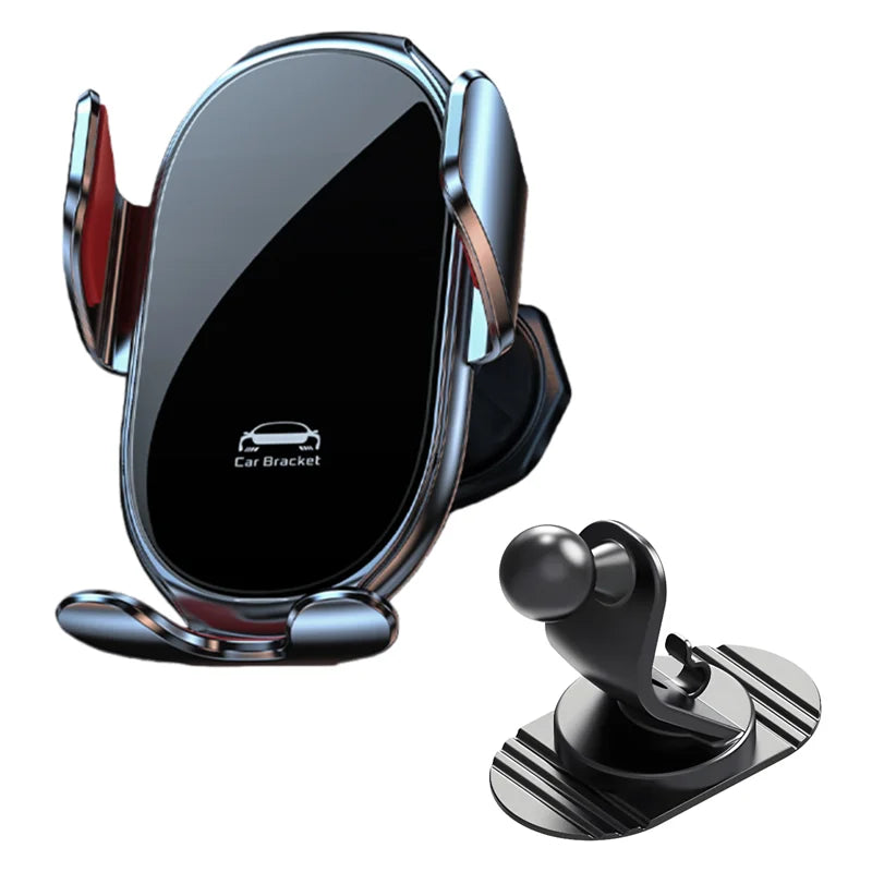 Universal Car Phone Charger Holder 360° Rotation One-handed Operation Mount for Samsung S25 S24 S23 Iphone 17 16 15 14...
