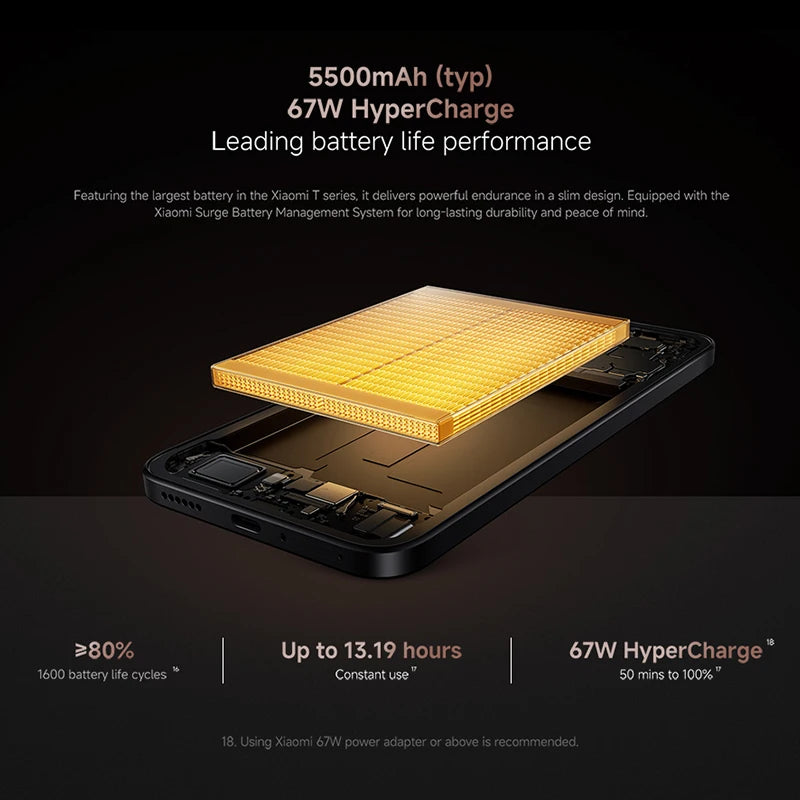 Global Version Xiaomi 15T 5G Smartphone 12GB RAM 256GB / 512GB ROM Leica Camera 6.83" AMOLED 120Hz 67W MTK Dimensity 8400-Ultra CPU NFC - Kimlud