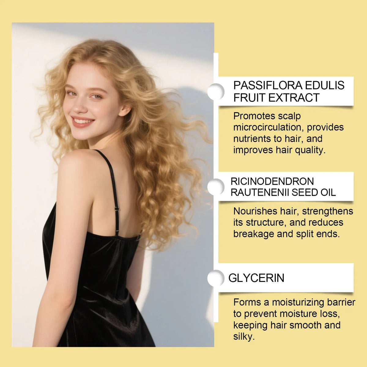 Leave-In Conditioner Cream with Plant Keratin & Argan Oil - Repairing & Frizz Control for Dry Damaged Curly Hair Shine...