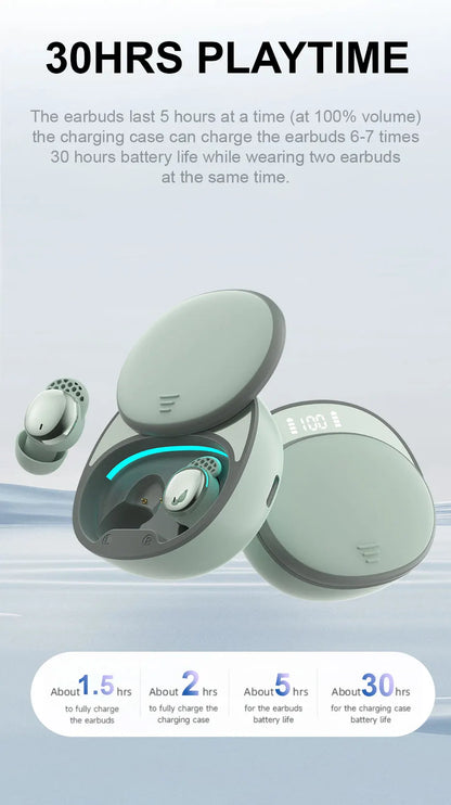 Wireless Earphone Sleep Earbuds for Side Sleepers Wireless Earbuds Comfortable Noise Blocking Music Sleep Dual Mode |...