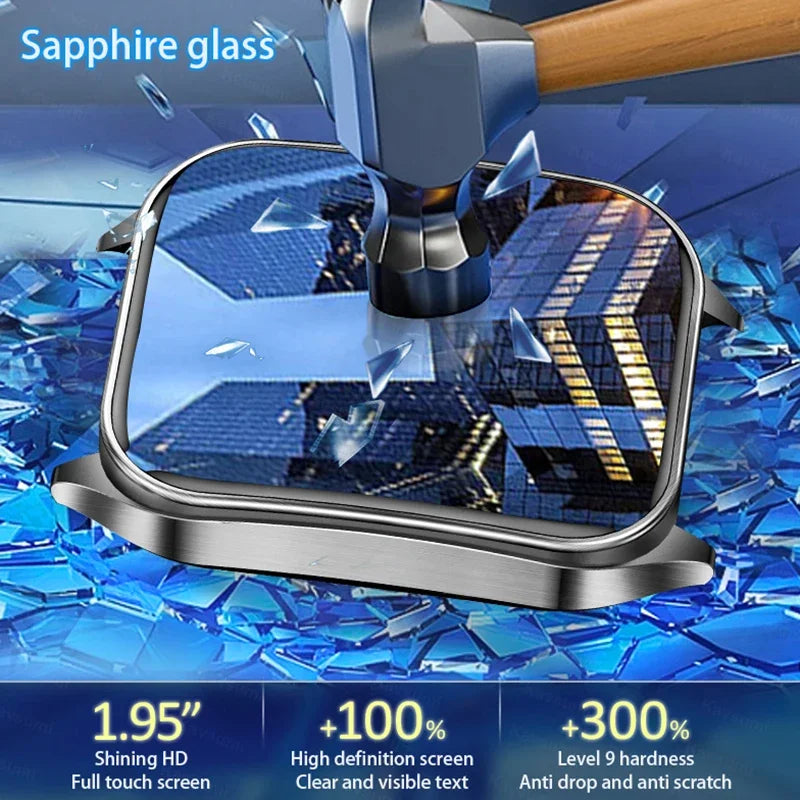 2025Hot AI-GPT Diagosis ECG Health SmartWatch Blood Pressure Lipid Uric Acid 650nm Dual-Probelaser Heart Analysis Smart bracelet