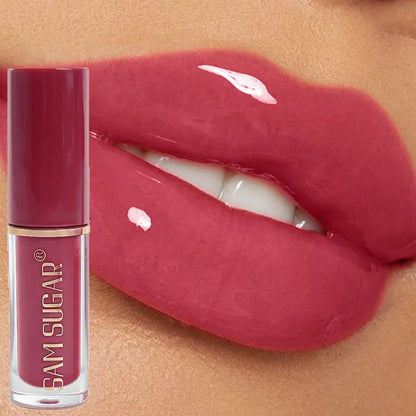 Long Lasting Plumping Lip Gloss Moisturizing Waterproof Non Stick Cup Water Gloss Liquid Lipstick Mini Lip Gloss Makeup...