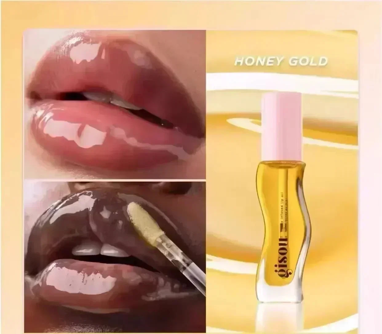 2025 Original Gisou Honey Watermelon Strawberry Essence Lip Oil Moisturizing Reduce Lip Lines Exfoliating Liquid Lip...