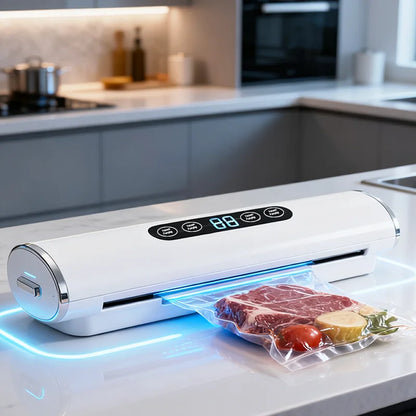 Professional Vacuum Kitchen Sealing Machine Sealer for Food Vacuumor for Products Cuisine Packaging Plastic Bag Sealant...