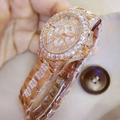 New Women Watch Quartz Diamond Luxury Watch Fashion Top Brand Wristwatch Fashion Watch Ladies Crystal Wristwatches |...