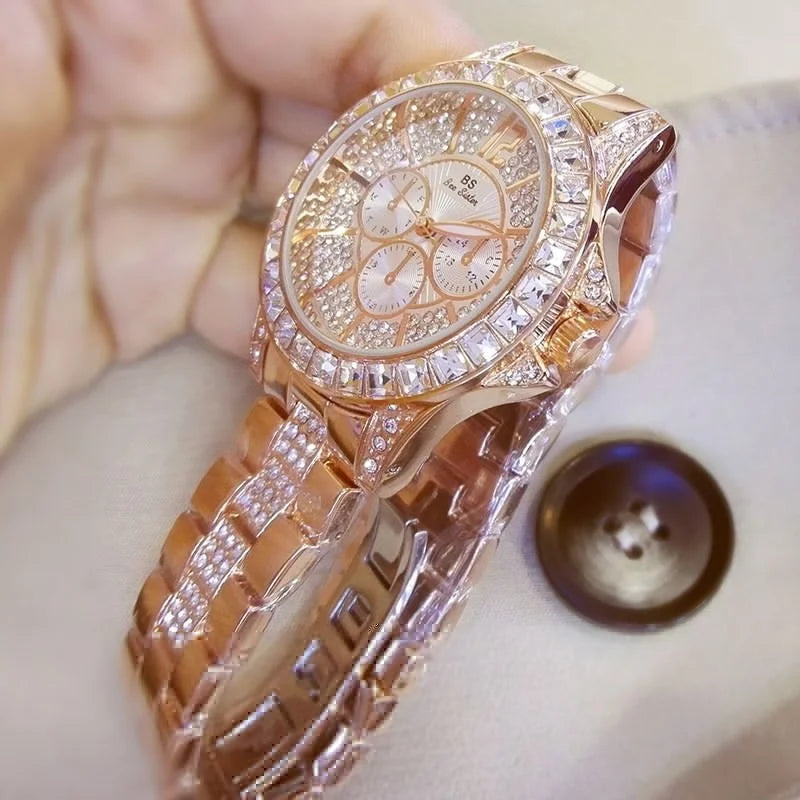 New Women Watch Quartz Diamond Luxury Watch Fashion Top Brand Wristwatch Fashion Watch Ladies Crystal Wristwatches |...