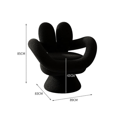 Luxury Design Balcony Living Room Chair Swivel Single Relaxing Sofa Chair Backrest Dresser Vanity Nordic Armchairs Living Chairs - Kimlud