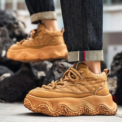 Designer Men's Casual Shoes Fashion Sneakers Outdoor Walking Footwear Heightening Non Slip Sport Shoes Comfortable Leisure Shoes