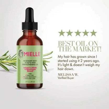 Mielle Rosemary Mint Strong Hair Care Essential Oil Hair Repair Essential Oil 59ML Hair Care