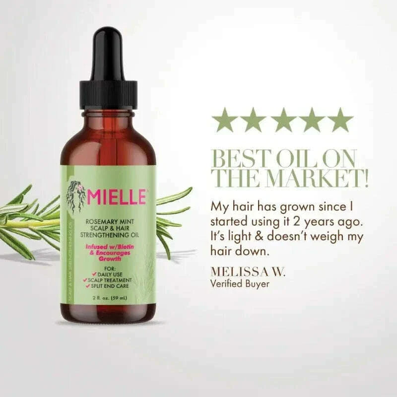 Mielle Rosemary Mint Strong Hair Care Essential Oil Hair Repair Essential Oil 59ML Hair Care