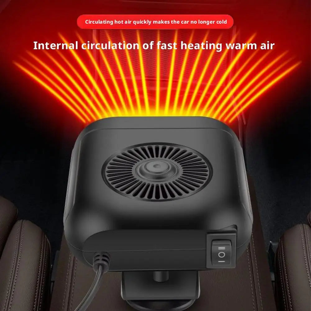 12v/24v Car Heater Fan For Car Front Windshield Defogging Demister Car Anti-Fog Heater Defroster Interior Accessories