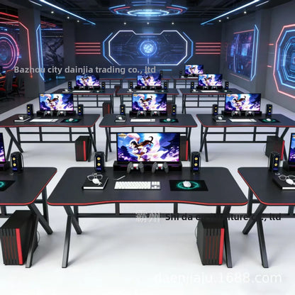Gaming Desk for PC Desktop Computer Workstation Modern Office Desk Home Study Table Ergonomic Computer Desk for Students...