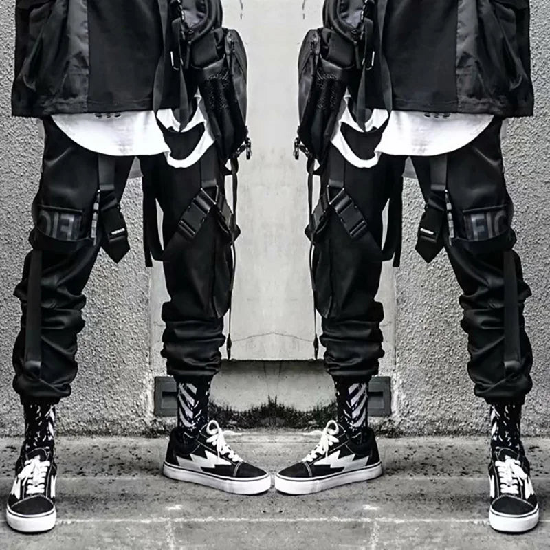 Harajuku Joggers Cargo Pants Men Fashion Casual Multi Pocket Streetwear techwear Men Women Sport Trousers Trending y2k Style - Kimlud