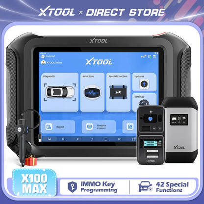 XTOOL X100 MAX Key Programming Tools Immobilizer Key Programmer Locksmiths Tool All Key Lost/Add Smart Key/Read PIN/Infrared Key - Kimlud