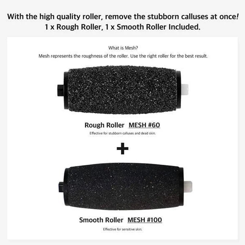 Rechargeable Callus Remover Tool Home Foot Spa Bath Massager Pedicure Experience Removes Dry Skin for Smoother Feet