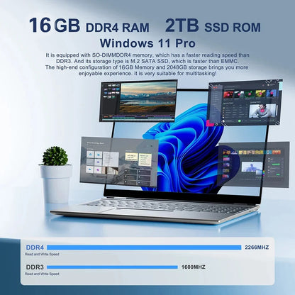 2026 New Core i9 10980HK Portable Gaming Laptop Computer 16GB DDR4 1/2TB SSD Windows 11 Pro 1920*1080P Office Gaming PC...