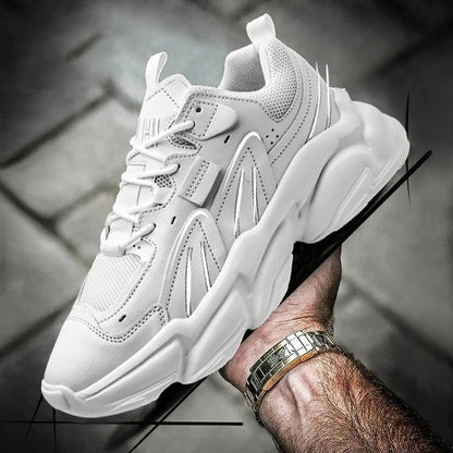 Luxury Men's Sneakers Designer Style High QualityLeather Casual Shoes Fashion Breathable Comfortable Tennis Sports Shoes for Men - Kimlud