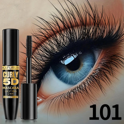 9 Colors 5D Silk Mascara with Big Eye Waterproof Lengthened Sweat-proof Long Lasting Purple Green Black Mascara Korean...