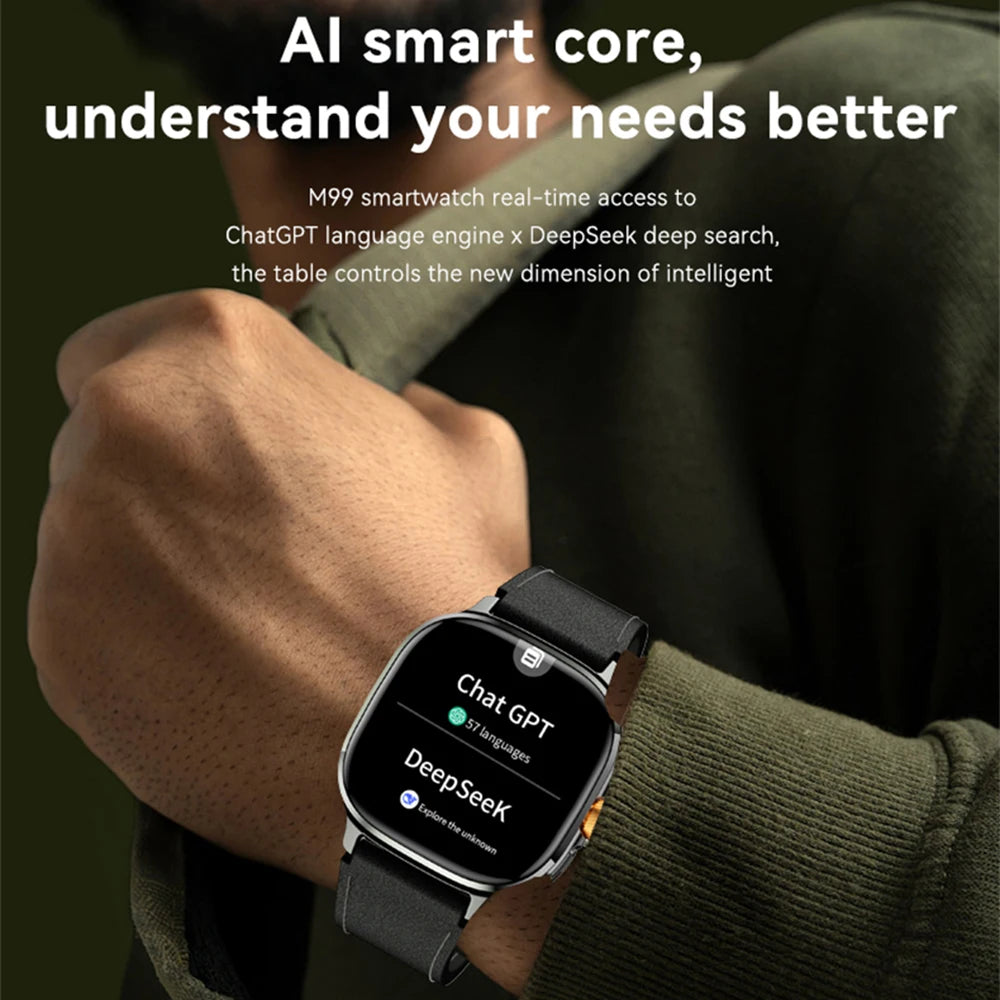Xiaomi 5G/4G Full Network Smart Watch 2.40 inch Big Screen HD Video Call RAM 2100mAh Google Play WIFI GPS Sim Card Smartwatch - Kimlud