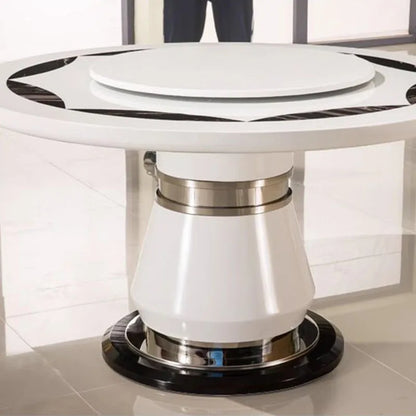 Side Round Dining Table Console Center Luxury Lounge Portable Dining Table Service Bistro Mesas De Jantar Living Room Furniture