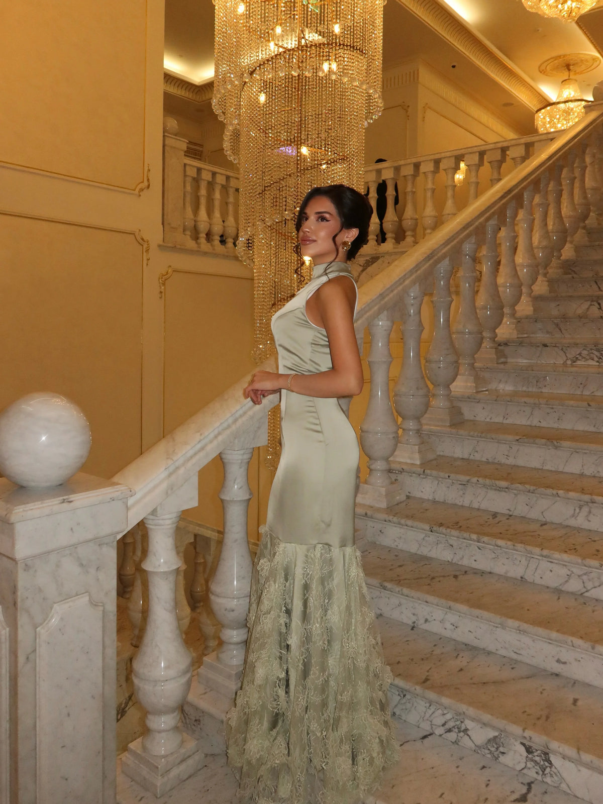 Ofherown White Sequin Long Sleeve Maxi Dress Elegant Mermaid Prom Dress Luxury Formal Evening Gown for Wedding Guest 2026