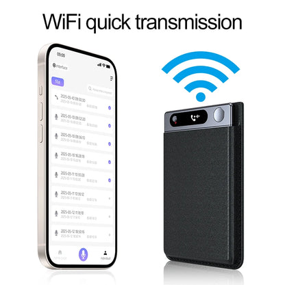 Smart AI Recording Device with WiFi Quick Charge Large Memory Noise Reduction Function Portable Voice Activated Dictaphone