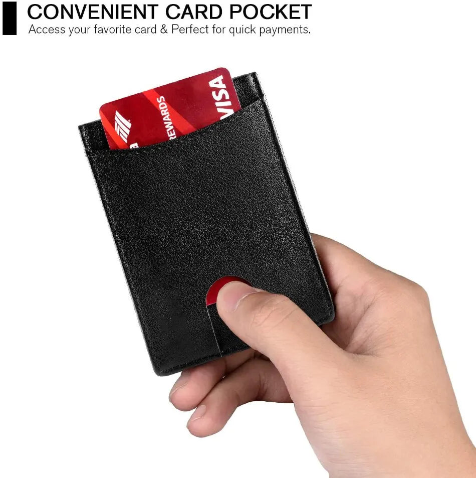 Rfid Carbon Fiber Men Wallets Man Card Holder Money Bag Slim Thin Mini Wallet Male Small Short Purse Black Walet Billfold Vallet