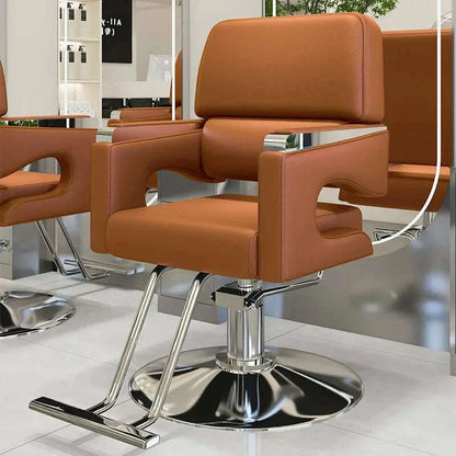Modern Nordic Barber Chair Comfortable Luxury Salon Ergonomic Hairdresser Chair Beauty Personalized Kapperstoel Hair Furniture
