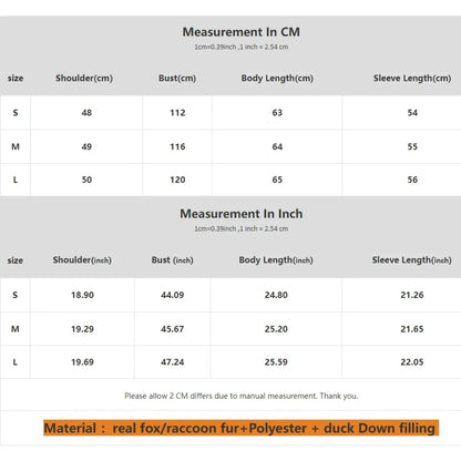 OFTBUY Large Real Raccoon Fur Jacket Knit Sleeve Real Fur New Winter Puffer Jacket Women White Duck Down Coat Oversized Feather