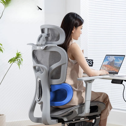 Ergonomic Office Chair High Back Mesh Swivel Adjustable Lumbar Support Headrest Recliner Computer Desk Chair Comfort Home Dorm