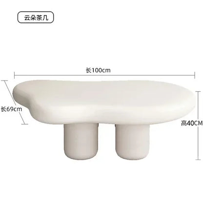 Modern Nordic Coffee Tables Luxury Sofa White Design Coffee Table Minimalist Room Table Basse De Salon Home Furniture Decor - Kimlud
