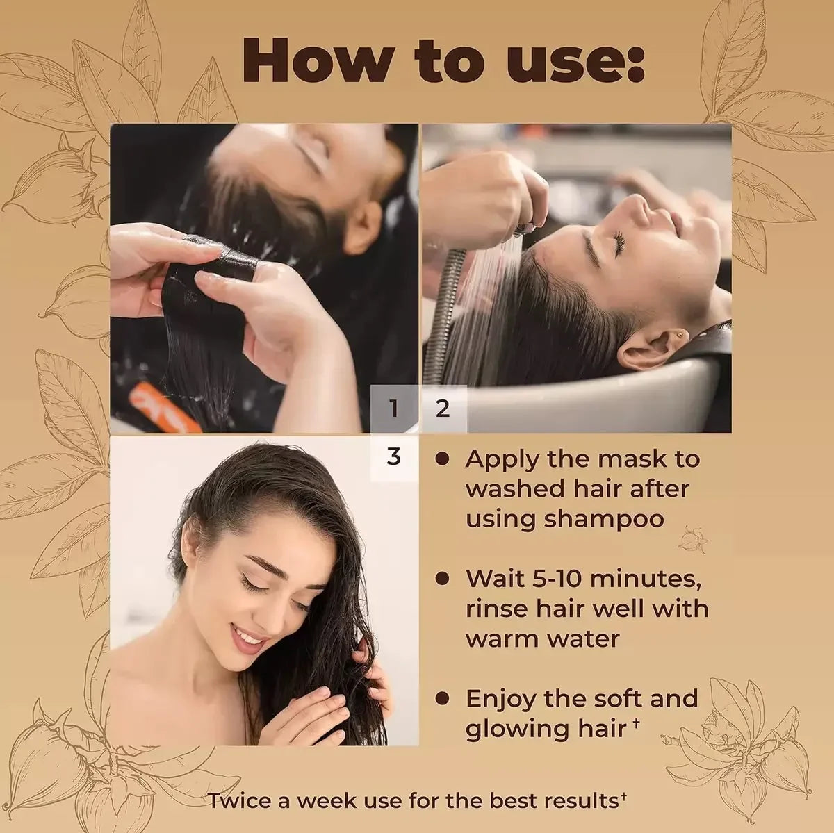 Collagen Hair Treatment Deep Repair Conditioning Argan Oil Hair Mask Essence for Dry Damaged Hair 200ml/500ml | Kimlud...