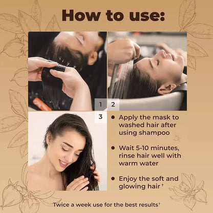 Collagen Hair Treatment Deep Repair Conditioning Argan Oil Hair Mask Essence for Dry Damaged Hair 200ml/500ml | Kimlud...