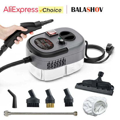 2500W High And Temperature Handheld Steam Cleaners Air Conditioner Kitchen Hood Car Steam Clean Machine Floor and More Cleaning - Kimlud