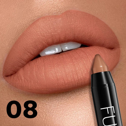 16 Color Nude Brown Lipliner Pen Waterproof Lipstick Sexy Red Matte Contour Lip Tint Lasting Lips Korean Makeup Product Lipgloss