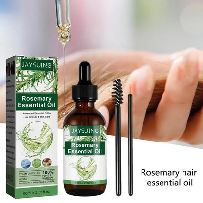 Rosemary Hair Care Oil 2.02 Oz Skin Care Essence Refreshing Essential Oils for Nourish the Scalp Dry Skin Enhanced Hair...