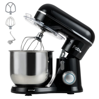 Stand Mixer 6.5QT 6-Speed 450W Tilt-Head Food Mixer Stainless Steel Electric Food Mixer Kitchen Mixer For Daily Use - Kimlud